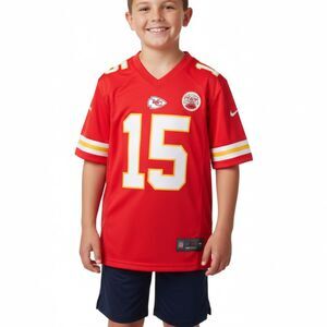 Mahomes Kansas City Chiefs Jersey NFL Team Apparel - Youth Medium 10/12 Red